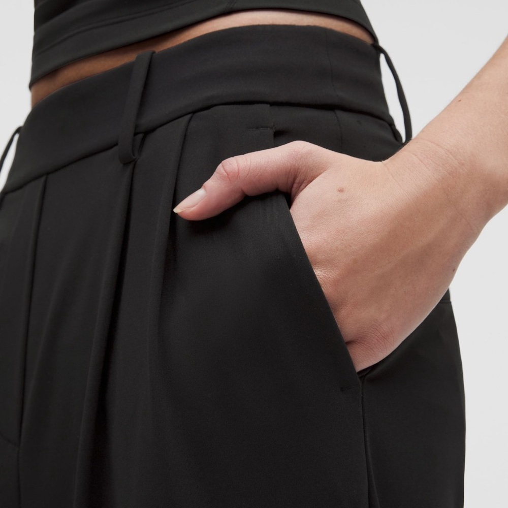 lululemon athletica Black Wide-Leg Trousers - Picture 2 of 12